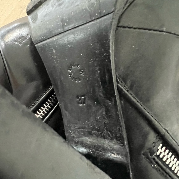 Make me an offer | Alberto Fasciani Black High heel Moto Boots - Picture 11 of 11